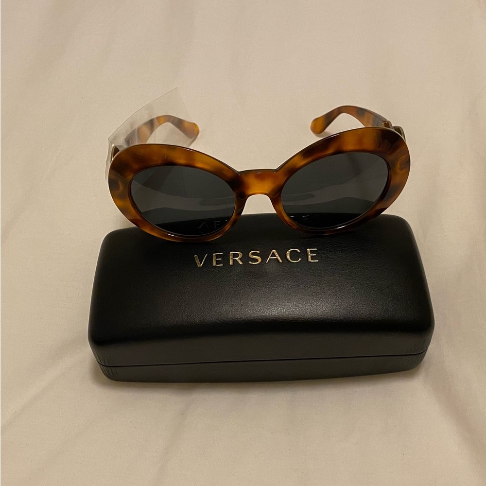 Versace Tortoise Shell Sunglasses
